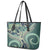 Hawaiian Hibiscus Tribal Vintage Motif Leather Tote Bag Ver 1