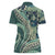 Hawaiian Hibiscus Tribal Vintage Motif Women Polo Shirt Ver 1