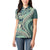 Hawaiian Hibiscus Tribal Vintage Motif Women Polo Shirt Ver 1