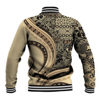 Hawaiian Hibiscus Tribal Vintage Motif Baseball Jacket Ver 2 LT9 - Polynesian Pride
