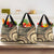 Hawaiian Hibiscus Tribal Vintage Motif Grocery Bag Ver 2