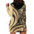 Hawaiian Hibiscus Tribal Vintage Motif Hoodie Dress Ver 2