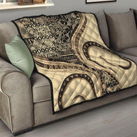 Hawaiian Hibiscus Tribal Vintage Motif Quilt Ver 2 LT9 - Polynesian Pride
