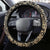 Hawaiian Hibiscus Tribal Vintage Motif Steering Wheel Cover Ver 2