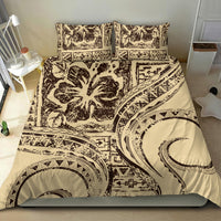 Hawaiian Hibiscus Tribal Vintage Motif Bedding Set Ver 3 LT9 - Polynesian Pride