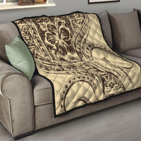 Hawaiian Hibiscus Tribal Vintage Motif Quilt Ver 3 LT9 - Polynesian Pride