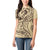 Hawaiian Hibiscus Tribal Vintage Motif Women Polo Shirt Ver 3