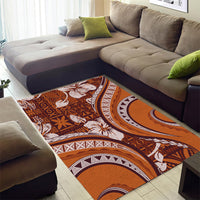 Hawaiian Hibiscus Tribal Vintage Motif Area Rug Ver 5 LT9 - Polynesian Pride