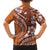 Hawaiian Hibiscus Tribal Vintage Motif Family Matching Short Sleeve Bodycon Dress and Hawaiian Shirt Ver 5