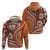 Hawaiian Hibiscus Tribal Vintage Motif Hoodie Ver 5