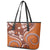 Hawaiian Hibiscus Tribal Vintage Motif Leather Tote Bag Ver 5