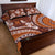 Hawaiian Hibiscus Tribal Vintage Motif Quilt Bed Set Ver 5