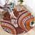 Hawaiian Hibiscus Tribal Vintage Motif Round Carpet Ver 5