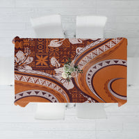 Hawaiian Hibiscus Tribal Vintage Motif Tablecloth Ver 5 LT9 Gold - Polynesian Pride
