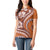 Hawaiian Hibiscus Tribal Vintage Motif Women Polo Shirt Ver 5