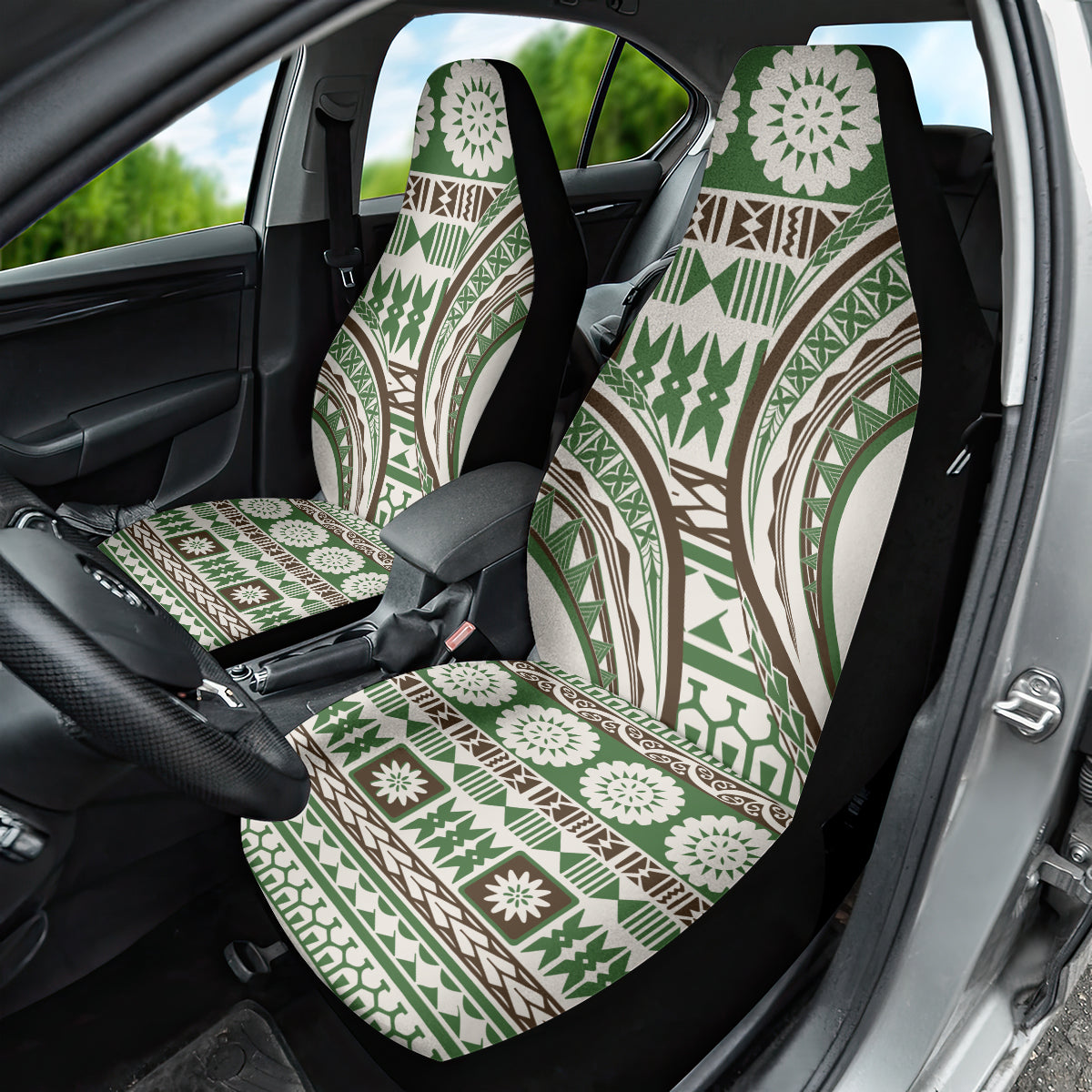 Hawaiian Hibiscus Tribal Vintage Motif Car Seat Cover Ver 7 LT9 - Polynesian Pride