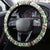 Hawaiian Hibiscus Tribal Vintage Motif Steering Wheel Cover Ver 7