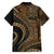 Hawaiian Hibiscus Tribal Vintage Motif Family Matching Short Sleeve Bodycon Dress and Hawaiian Shirt Ver 8