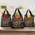 Hawaiian Hibiscus Tribal Vintage Motif Grocery Bag Ver 8