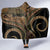 Hawaiian Hibiscus Tribal Vintage Motif Hooded Blanket Ver 8