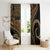 Hawaiian Hibiscus Tribal Vintage Motif Window Curtain Ver 8