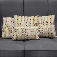 Hawaii Lokelani Pikake Lei Pillow Cover Hawaiian Flag Motif LT9 - Polynesian Pride