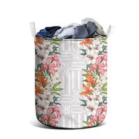 Hawaii Tropical Twist Lei Laundry Basket Hawaiian Flag Motif LT9 - Polynesian Pride