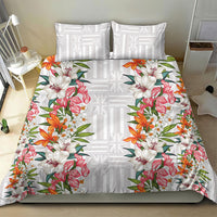 Hawaii Tropical Twist Lei Bedding Set Hawaiian Flag Motif LT9 - Polynesian Pride