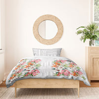 Hawaii Tropical Twist Lei Bedding Set Hawaiian Flag Motif LT9 - Polynesian Pride