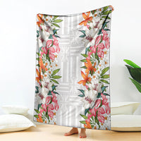 Hawaii Tropical Twist Lei Blanket Hawaiian Flag Motif LT9 - Polynesian Pride