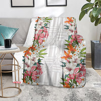 Hawaii Tropical Twist Lei Blanket Hawaiian Flag Motif LT9 - Polynesian Pride