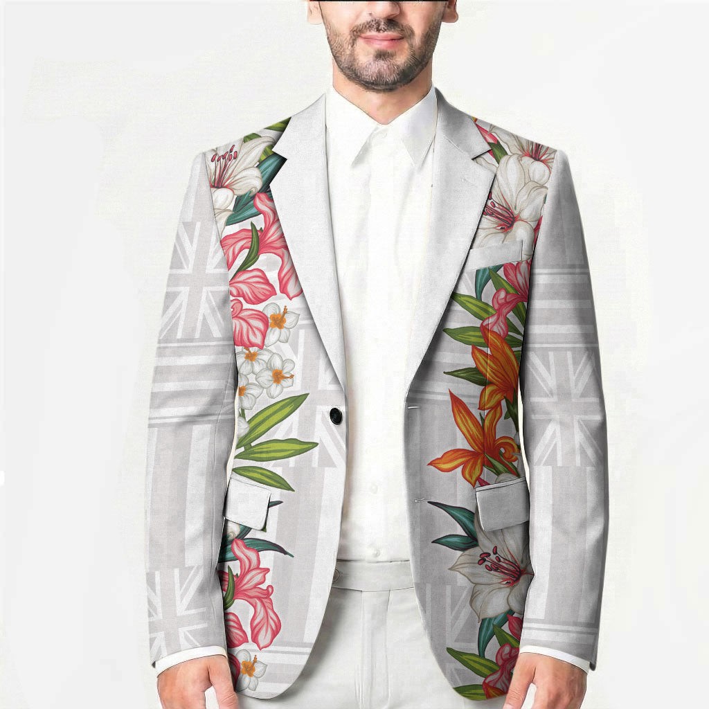 Hawaii Tropical Twist Lei Blazer Hawaiian Flag Motif LT9 - Polynesian Pride