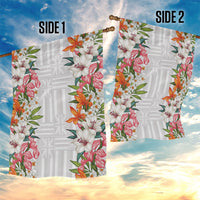Hawaii Tropical Twist Lei Garden Flag Hawaiian Flag Motif LT9 - Polynesian Pride