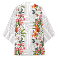 Hawaii Tropical Twist Lei Kimono Hawaiian Flag Motif LT9 - Polynesian Pride