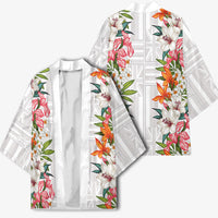 Hawaii Tropical Twist Lei Kimono Hawaiian Flag Motif LT9 - Polynesian Pride