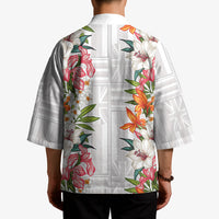 Hawaii Tropical Twist Lei Kimono Hawaiian Flag Motif LT9 - Polynesian Pride