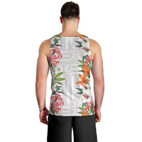 Hawaii Tropical Twist Lei Men Tank Top Hawaiian Flag Motif LT9 - Polynesian Pride