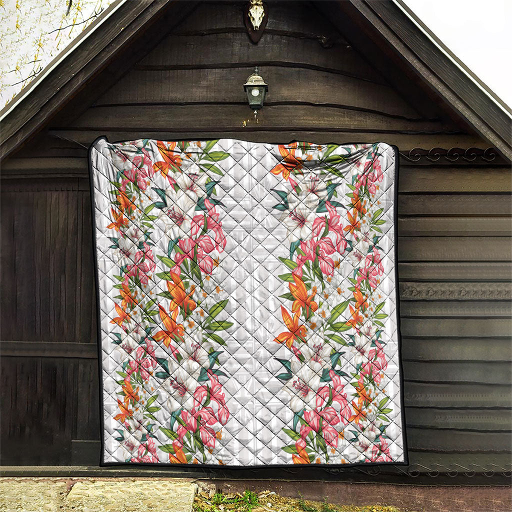Hawaii Tropical Twist Lei Quilt Hawaiian Flag Motif LT9 - Polynesian Pride