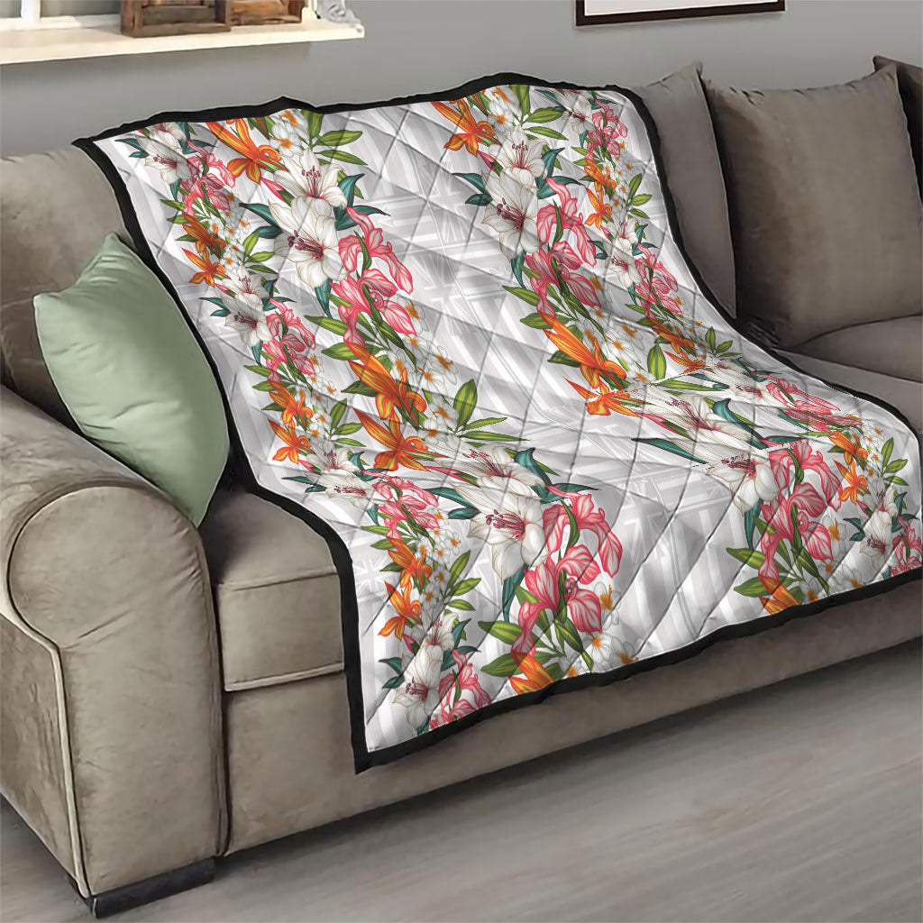 Hawaii Tropical Twist Lei Quilt Hawaiian Flag Motif LT9 - Polynesian Pride