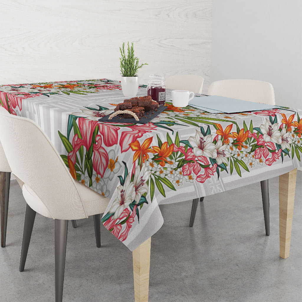 Hawaii Tropical Twist Lei Tablecloth Hawaiian Flag Motif LT9 - Polynesian Pride