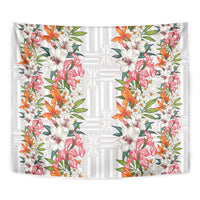 Hawaii Tropical Twist Lei Tapestry Hawaiian Flag Motif LT9 - Polynesian Pride