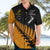 Australia Wallabies and Aotearoa Rugby Hawaiian Shirt Kangaroo Black Fern Maori Gold Vibe LT9 - Polynesian Pride