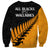 Australia Wallabies and Aotearoa Rugby Sweatshirt Kangaroo Black Fern Maori Gold Vibe LT9 - Polynesian Pride