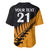 Custom Australia Wallabies and Aotearoa Rugby Baseball Jersey Kangaroo Black Fern Maori Gold Vibe LT9 - Polynesian Pride