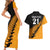 Custom Australia Wallabies and Aotearoa Rugby Couples Matching Short Sleeve Bodycon Dress and Hawaiian Shirt Kangaroo Black Fern Maori Gold Vibe LT9 - Polynesian Pride