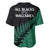 Australia Wallabies and Aotearoa Rugby Baseball Jersey Kangaroo Black Fern Maori Green Vibe LT9 - Polynesian Pride