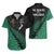 Australia Wallabies and Aotearoa Rugby Hawaiian Shirt Kangaroo Black Fern Maori Green Vibe LT9 - Polynesian Pride