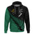 Australia Wallabies and Aotearoa Rugby Hoodie Kangaroo Black Fern Maori Green Vibe LT9 Pullover Hoodie Green - Polynesian Pride