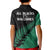 Australia Wallabies and Aotearoa Rugby Kid Polo Shirt Kangaroo Black Fern Maori Green Vibe LT9 - Polynesian Pride