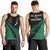 Australia Wallabies and Aotearoa Rugby Men Tank Top Kangaroo Black Fern Maori Green Vibe LT9 - Polynesian Pride